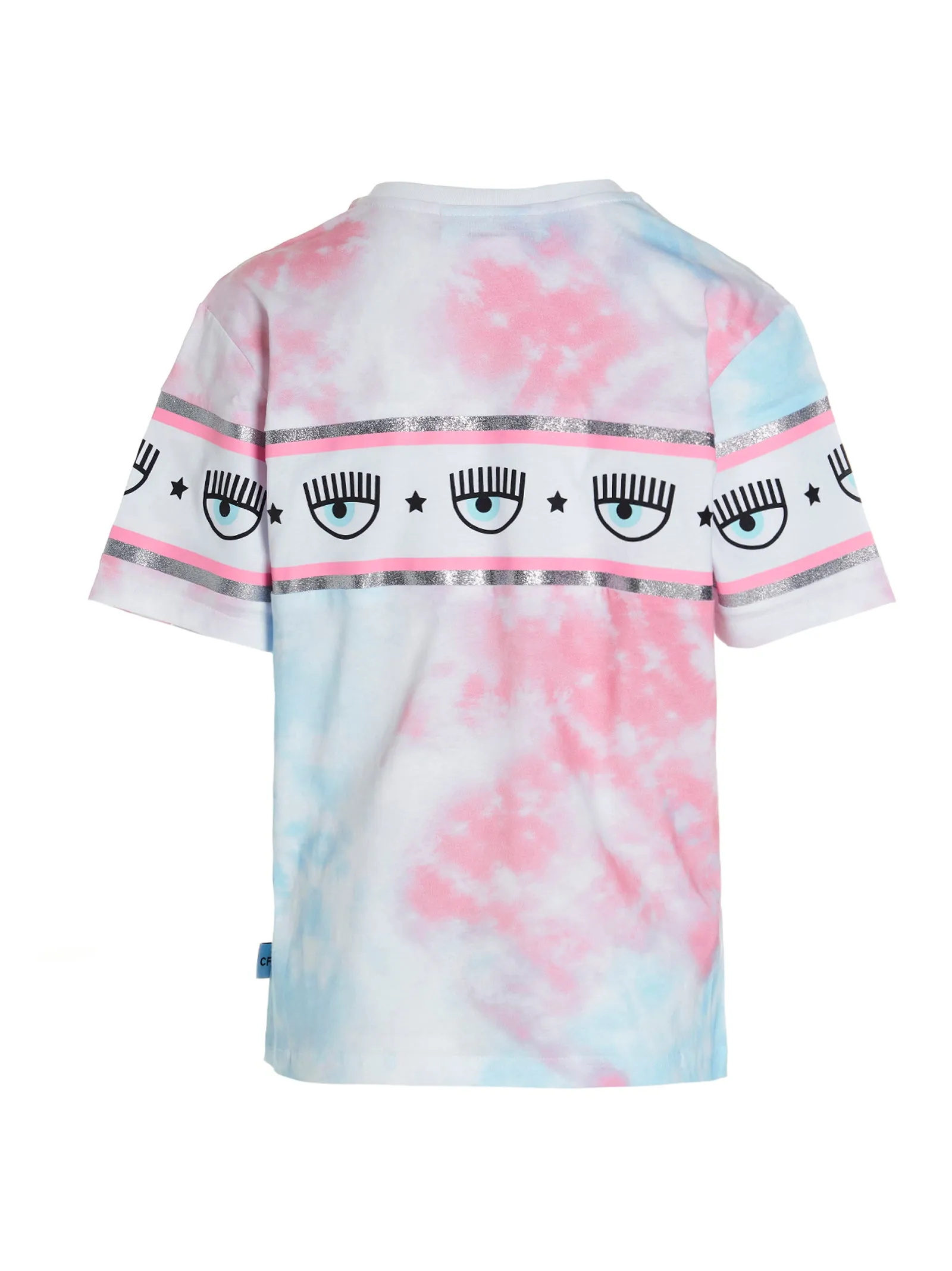 Chiara Ferragni Eye-Motif Tie-Dyed T-Shirt