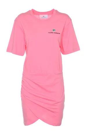 Chiara Ferragni Eyelike Crewneck T-Shirt Dress