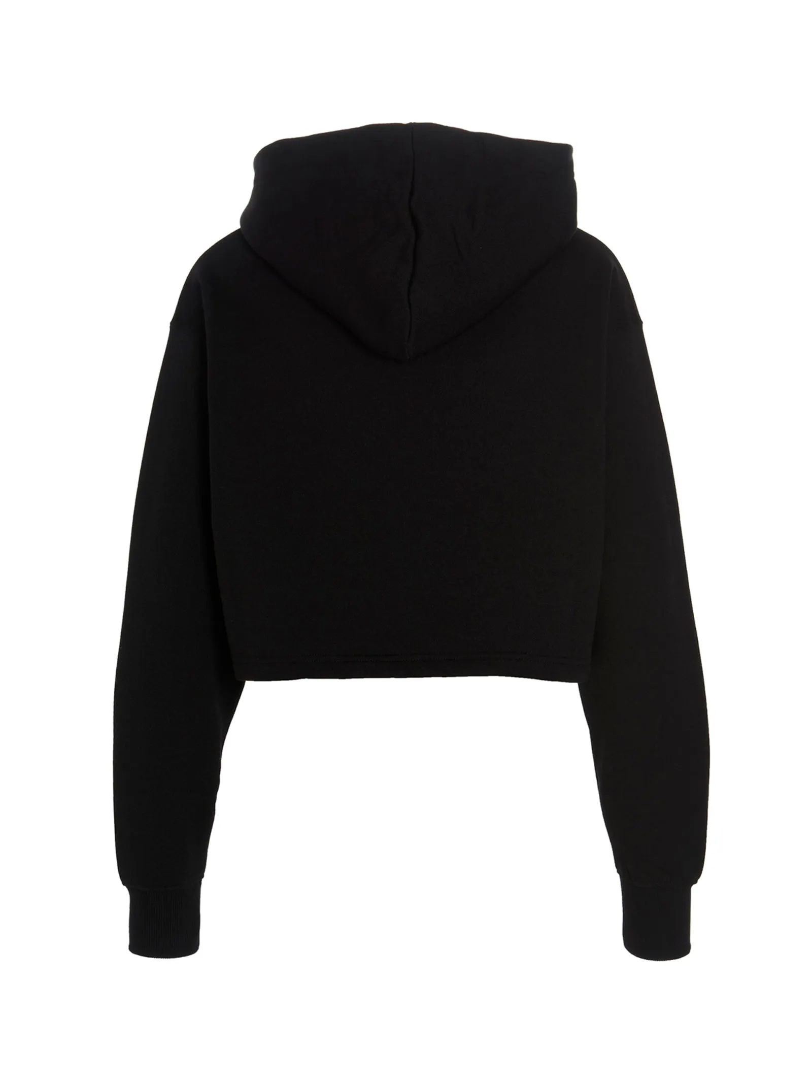 Chiara Ferragni Eyelike Logo Patched Cropped Hoodie