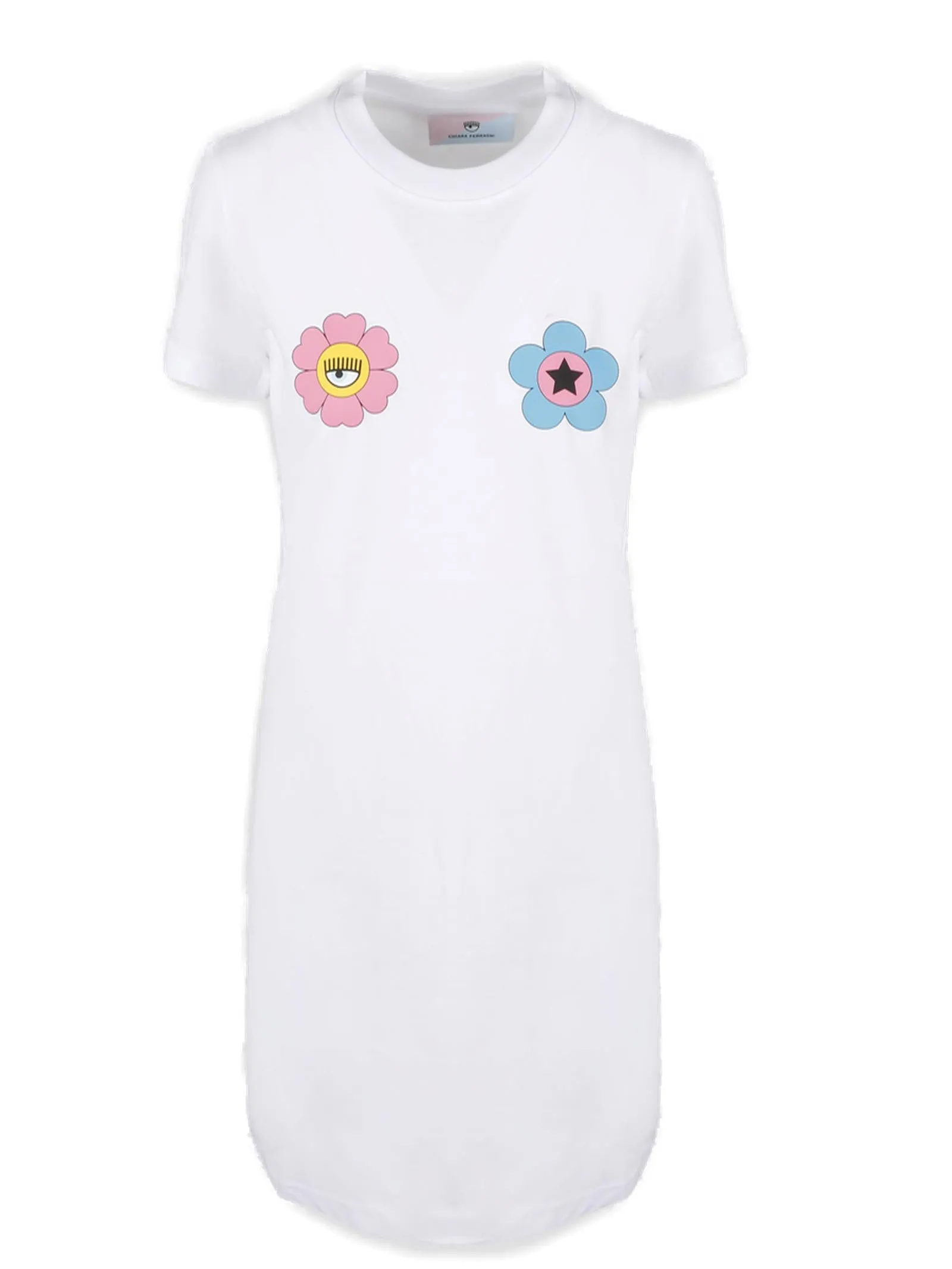 Chiara Ferragni Graphic-Printed Crewneck T-Shirt Dress