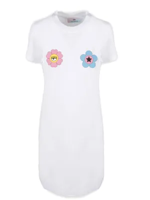 Chiara Ferragni Graphic-Printed Crewneck T-Shirt Dress