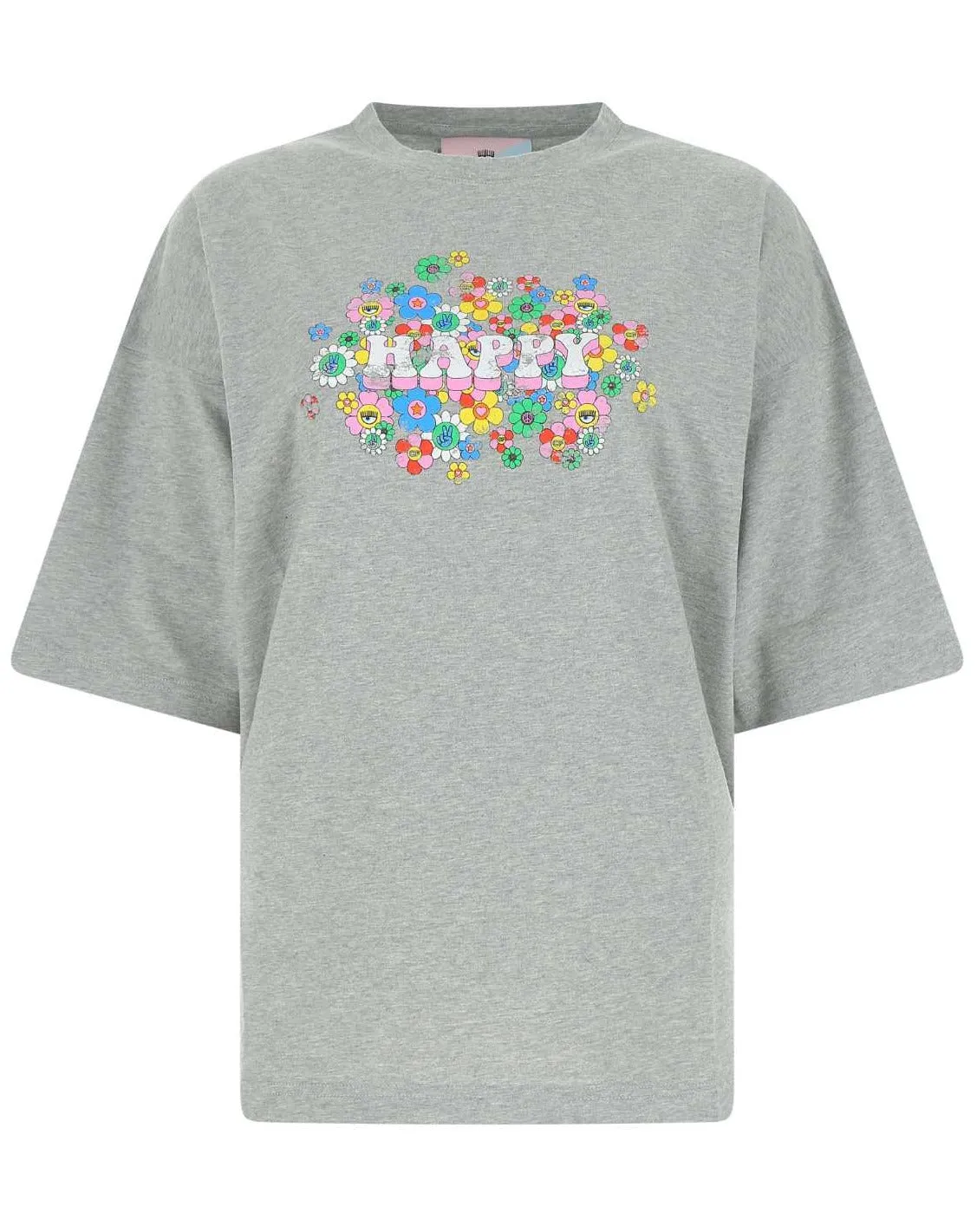 Chiara Ferragni Graphic Printed Crewneck T-Shirt