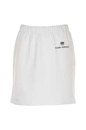 Chiara Ferragni Logo Embroidered Pencil Skirt
