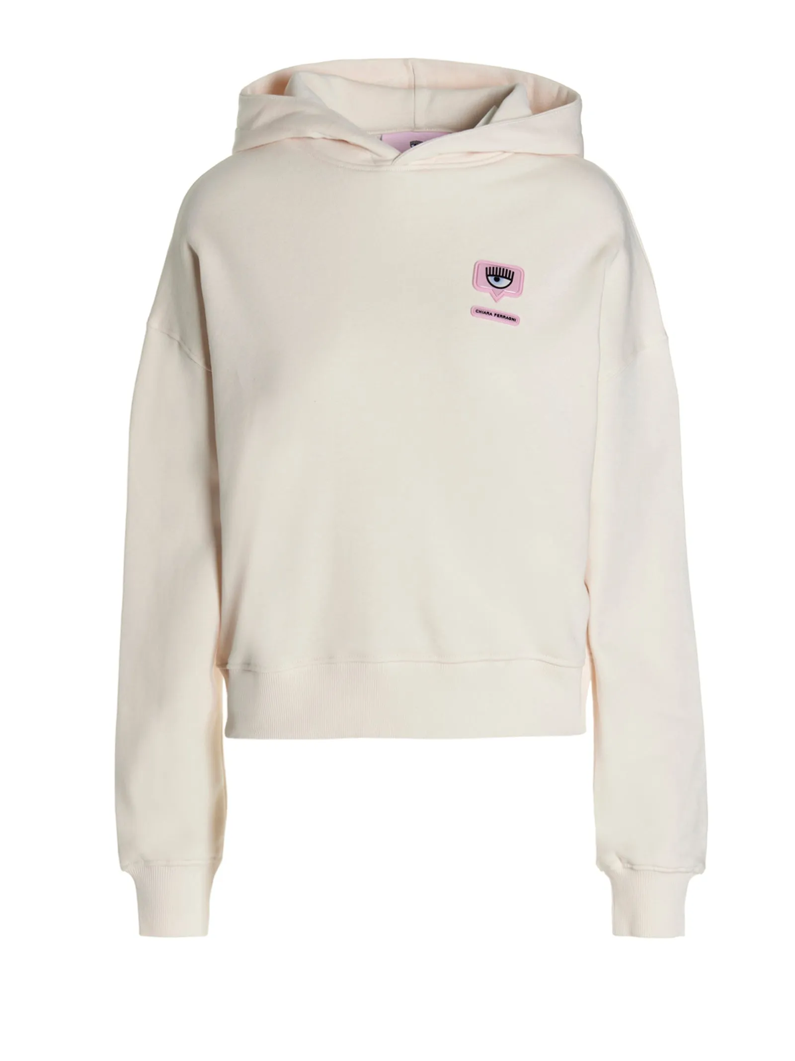 Chiara Ferragni Logo-Patch Long-Sleeved Hoodie