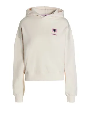 Chiara Ferragni Logo-Patch Long-Sleeved Hoodie