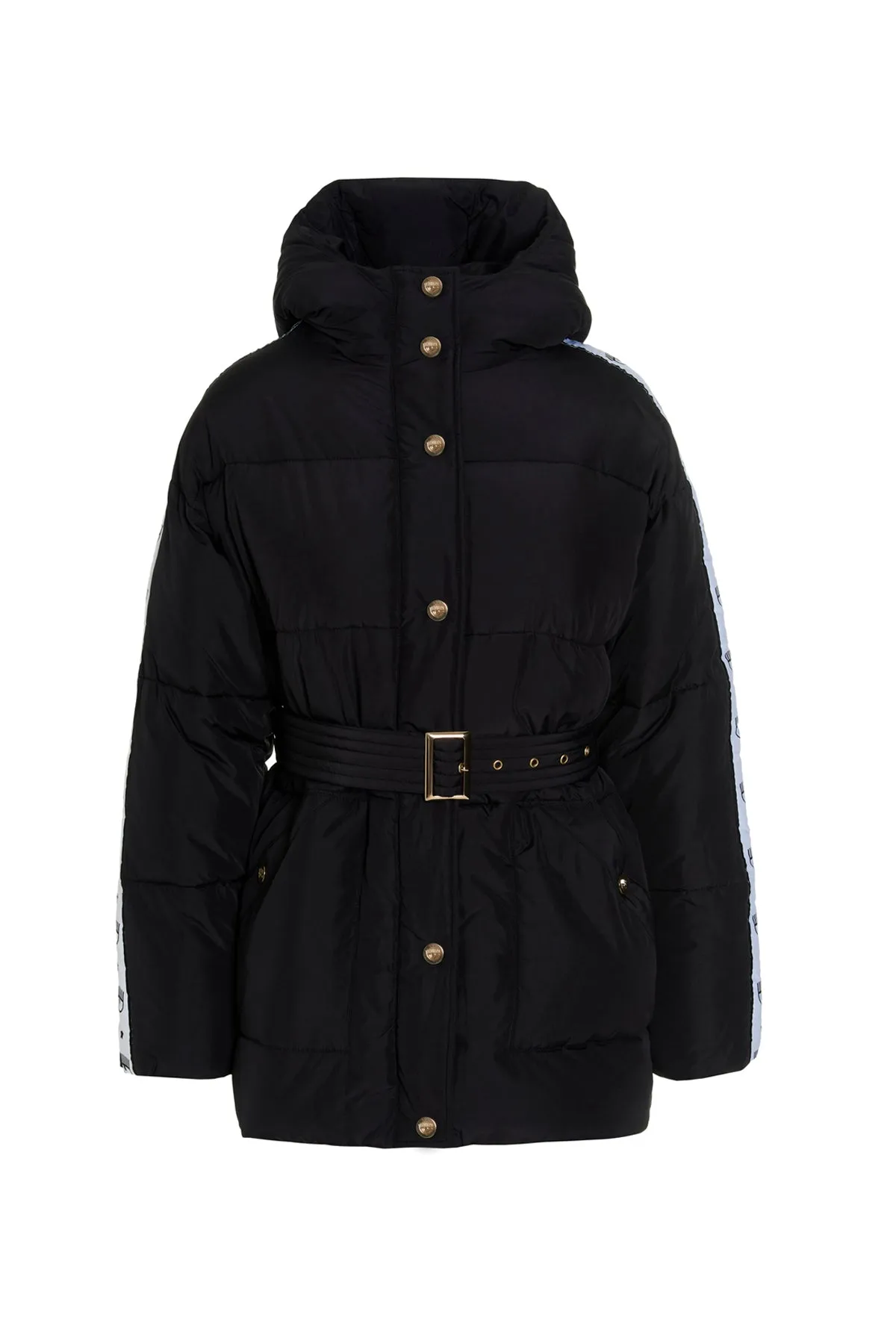 Chiara Ferragni Logo Tape Puffer Jacket