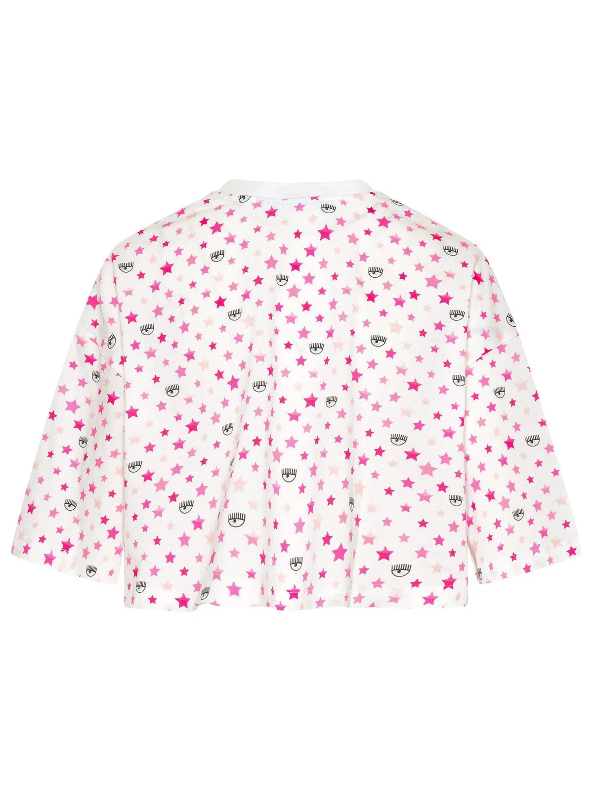 Chiara Ferragni Rainbow Printed Crewneck T-Shirt