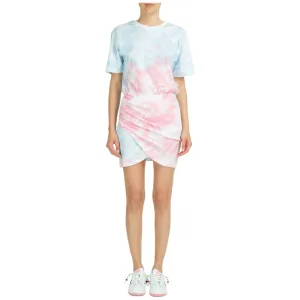 Chiara Ferragni Tie-Dyed Crewneck Dress