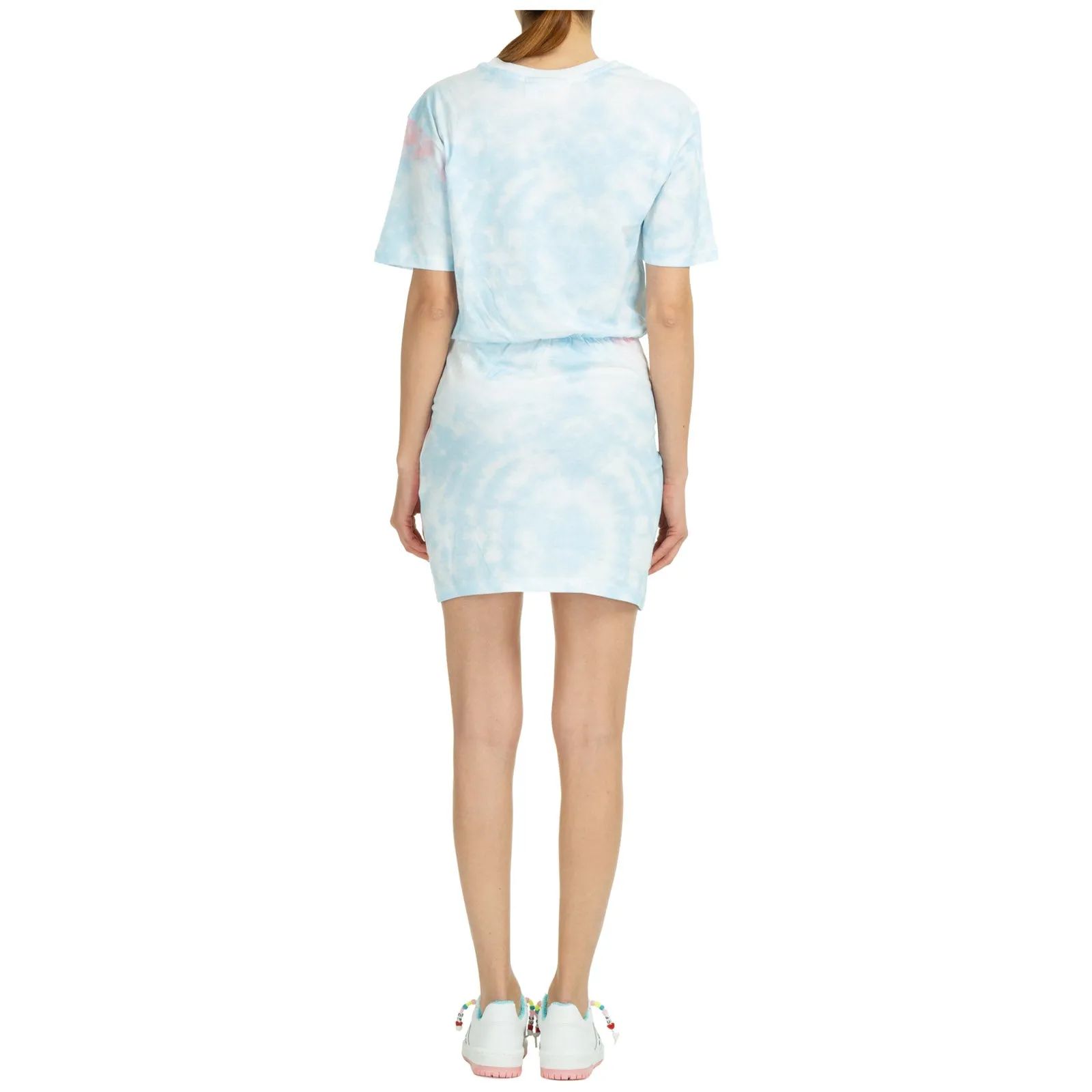 Chiara Ferragni Tie-Dyed Crewneck Dress