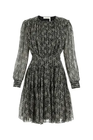 Chlo Floral-Printed Long-Sleeve Dress