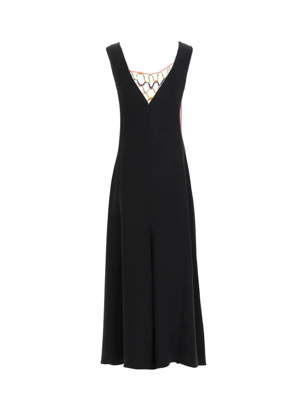 Chlo V-Neck Flared Midi Dress