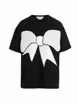 Comme des Garons Bow Printed Crewneck T-Shirt