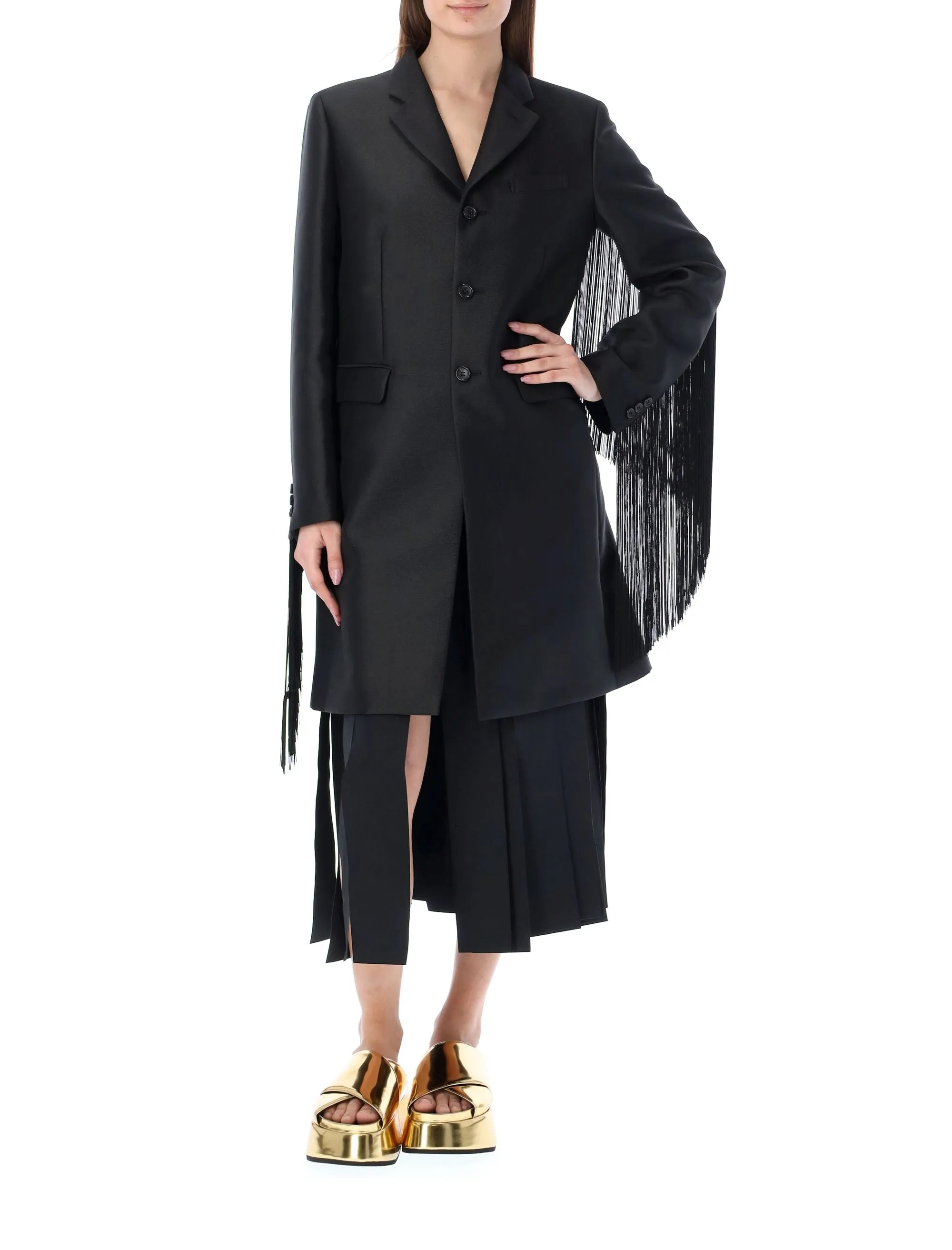 Comme des Garons Comme des Garons Fringed Coat