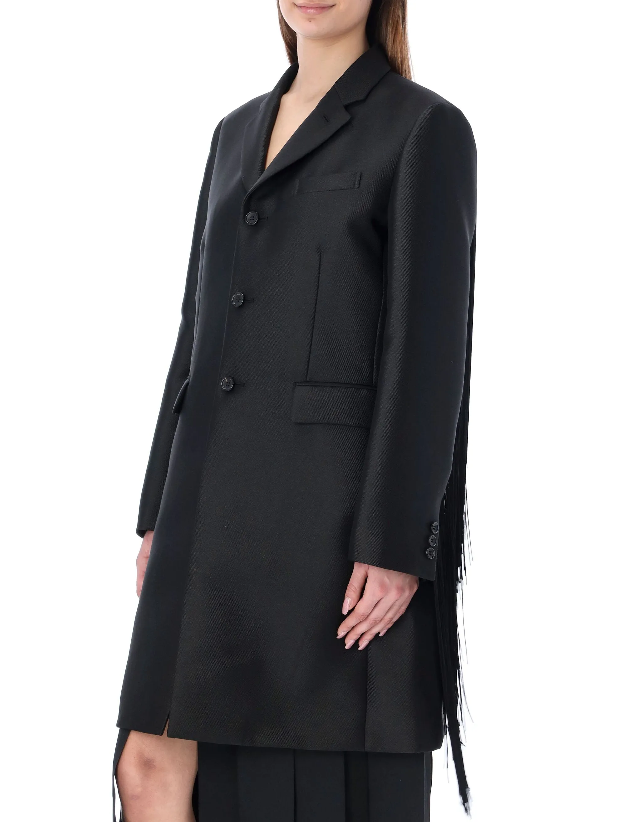 Comme des Garons Comme des Garons Fringed Coat