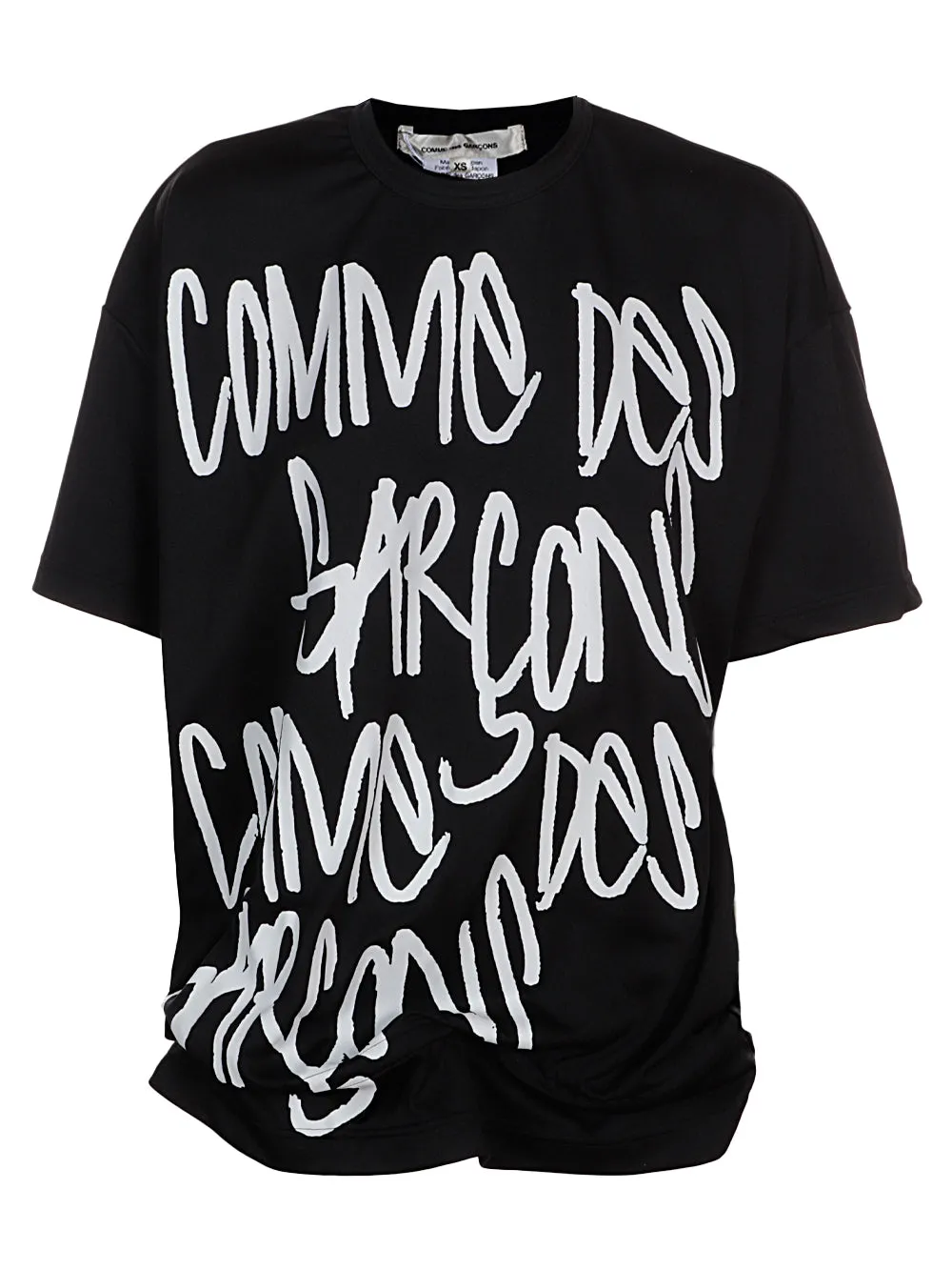 Comme des Garons Logo Printed Crewneck T-Shirt