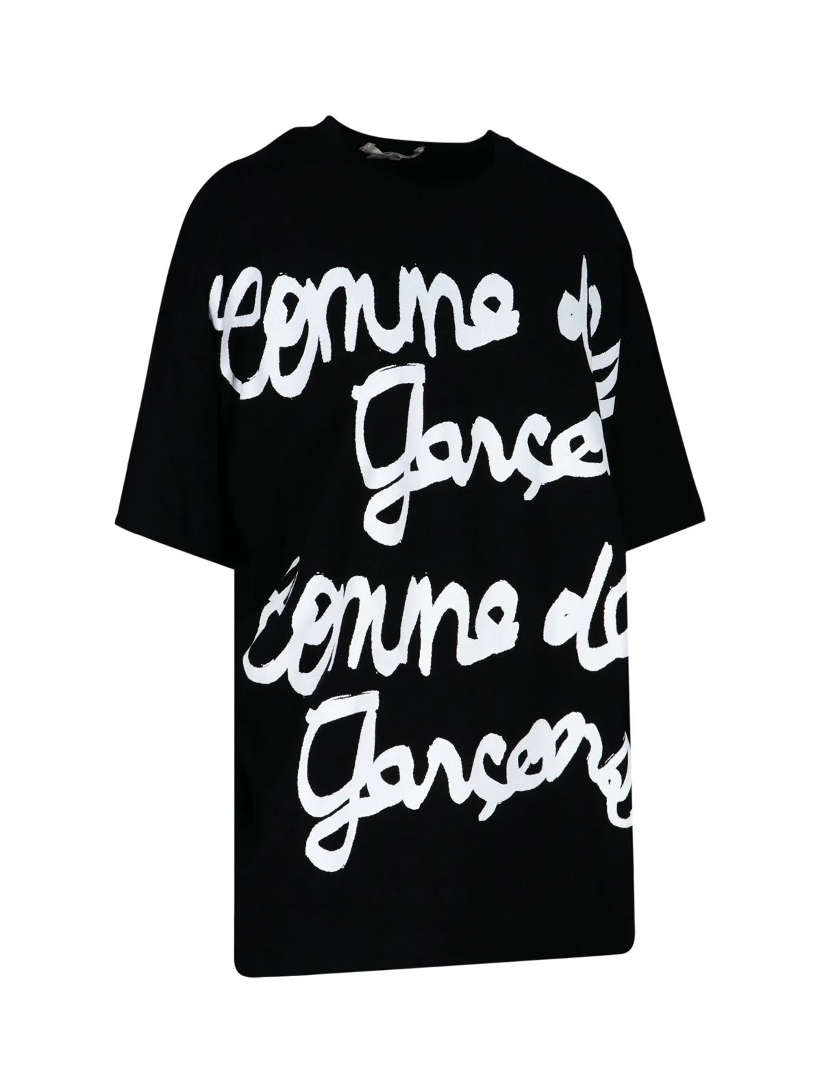 Comme des Garons Logo Printed Crewneck T-Shirt