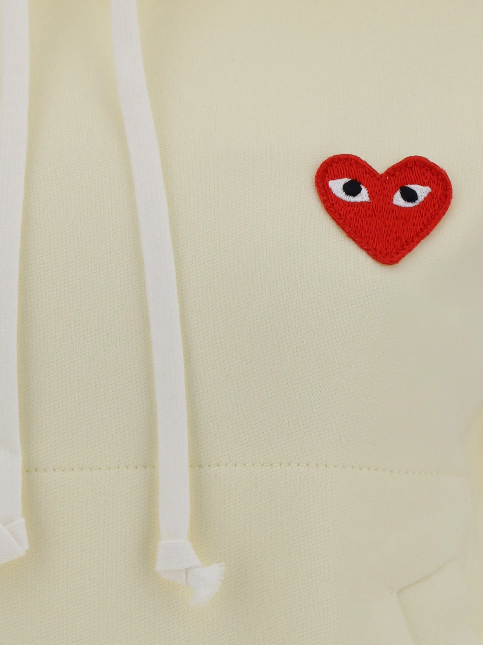 Comme des Garons Play Heart Motif Hoodie