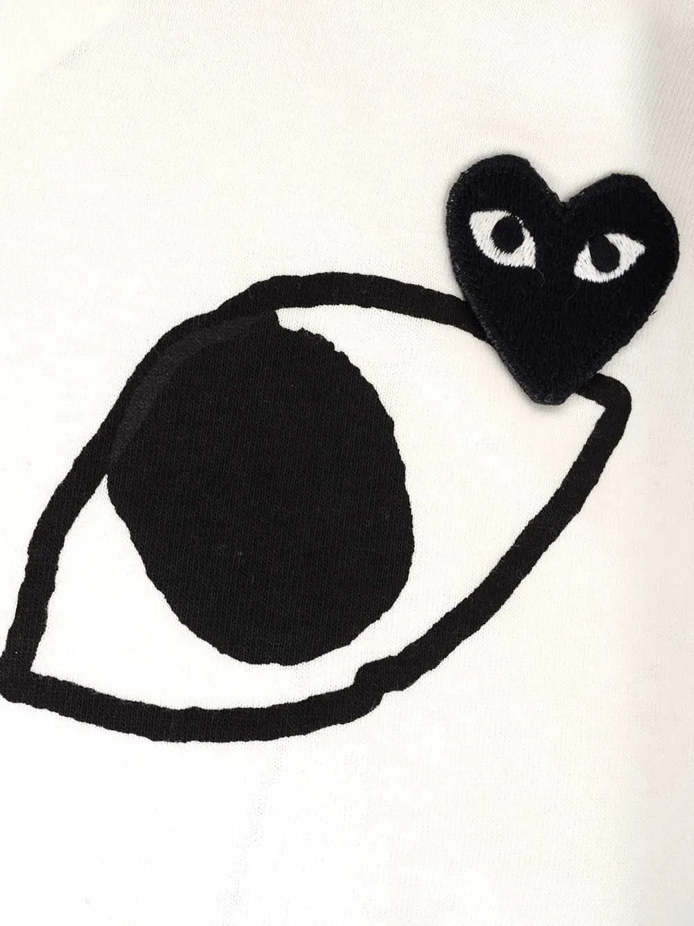Comme des Garons Play Heart Printed T-Shirt