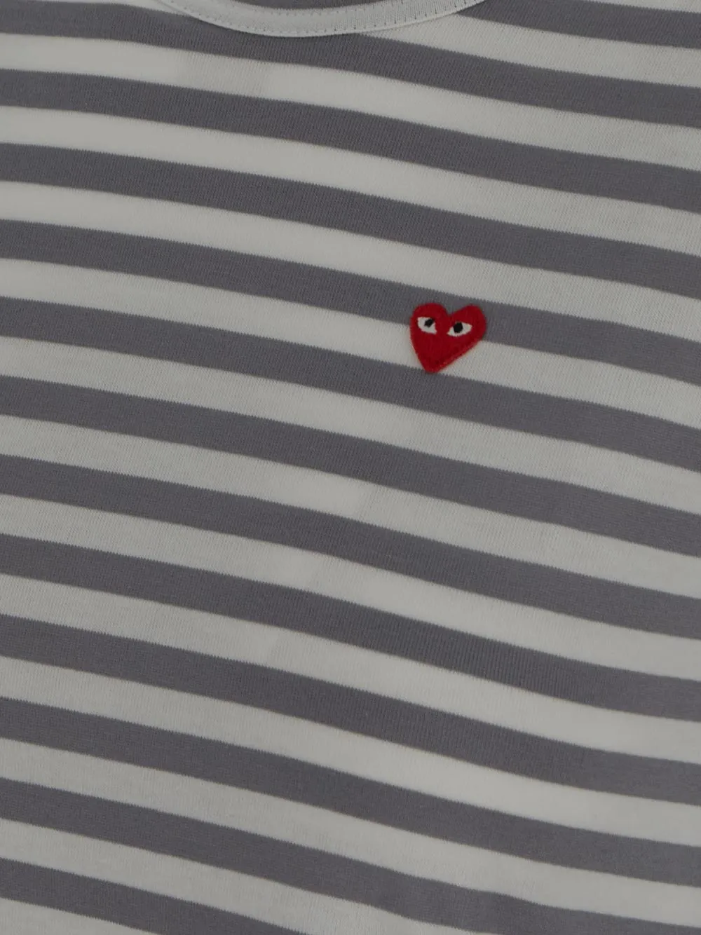 Comme des Garons Play Striped Crewneck T-Shirt