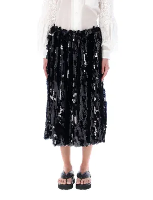 Comme des Garons Sequin Midi Skirt