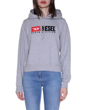 Diesel Logo Detailed Drawstring Long-Sleeved Hoodie