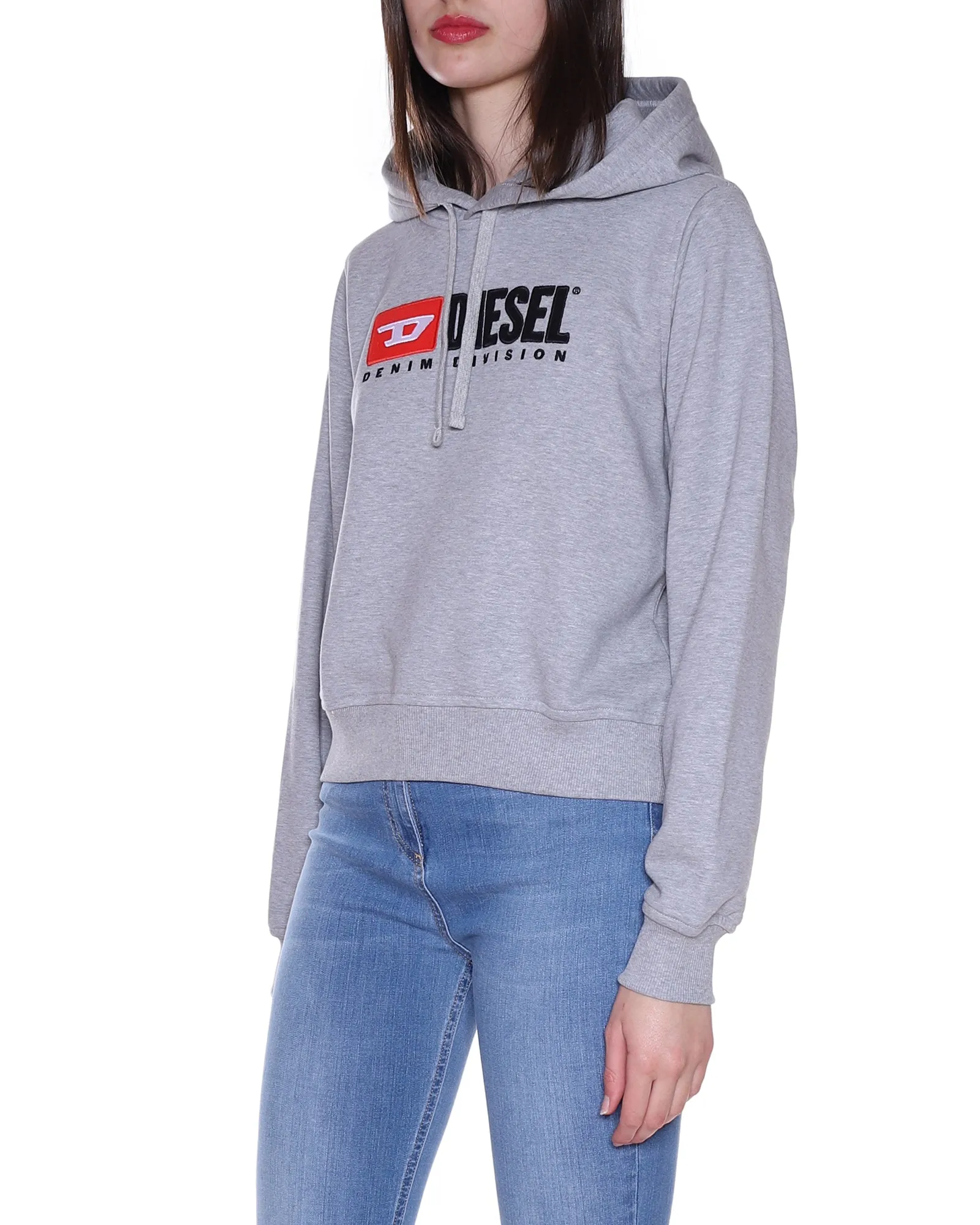 Diesel Logo Detailed Drawstring Long-Sleeved Hoodie