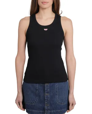 Diesel Logo Patch Crewneck Tank Top