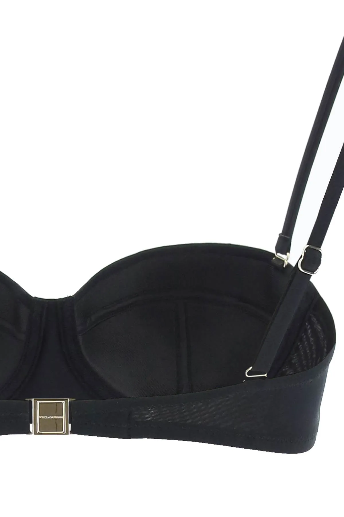 Dolce & Gabbana Balconette Buckled Bikini Top