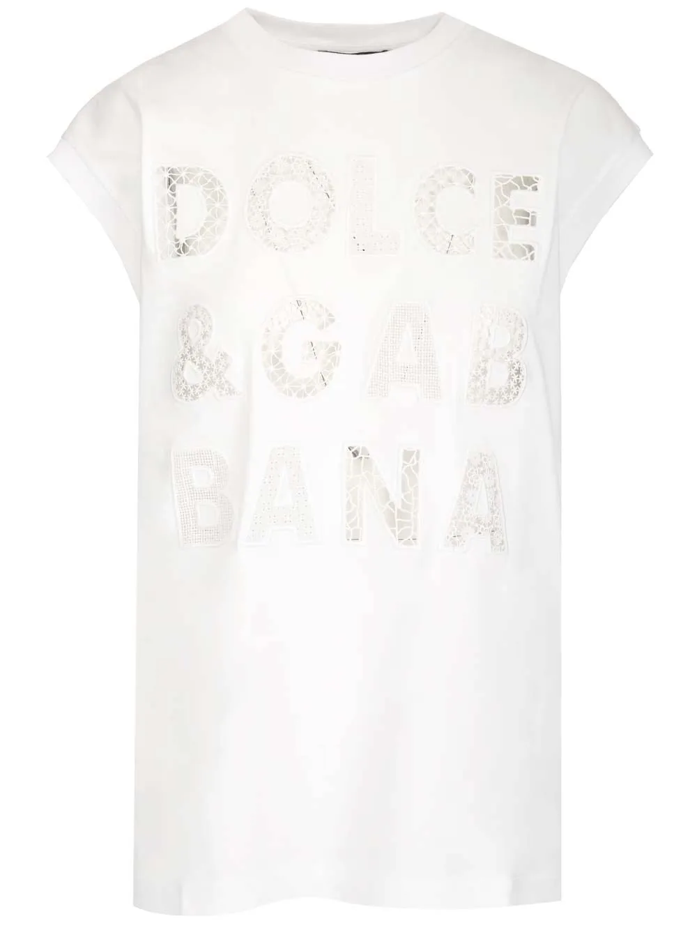 Dolce & Gabbana Cut-Out Crewneck T-Shirt