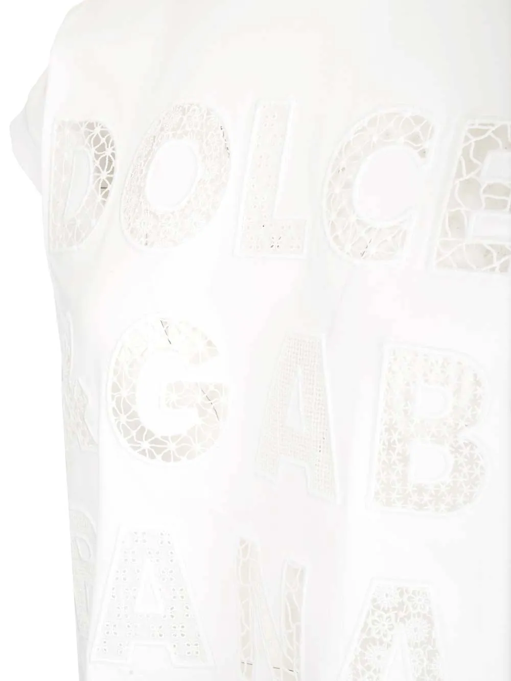 Dolce & Gabbana Cut-Out Crewneck T-Shirt