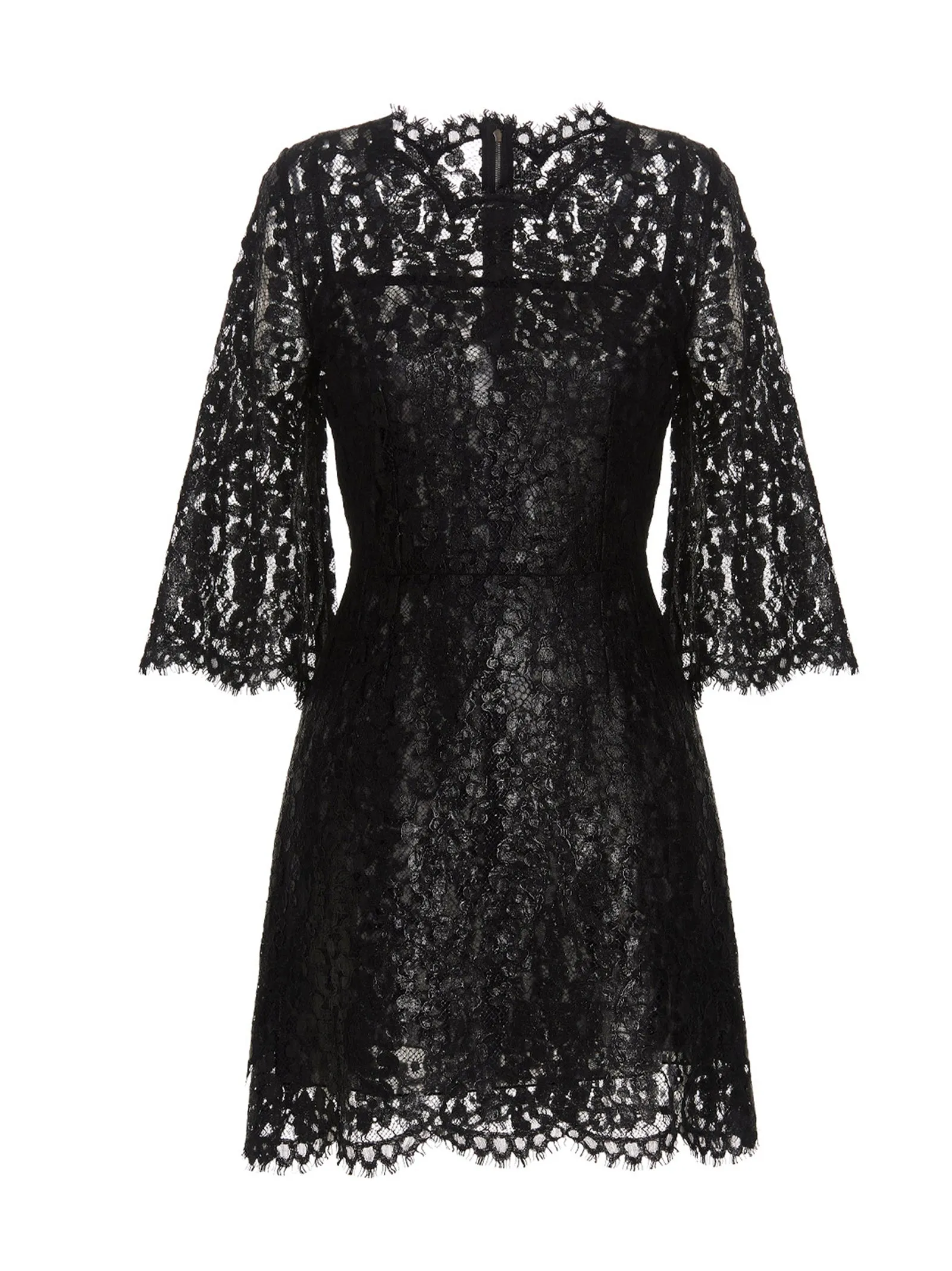 Dolce & Gabbana Floral Lace Mini Dress