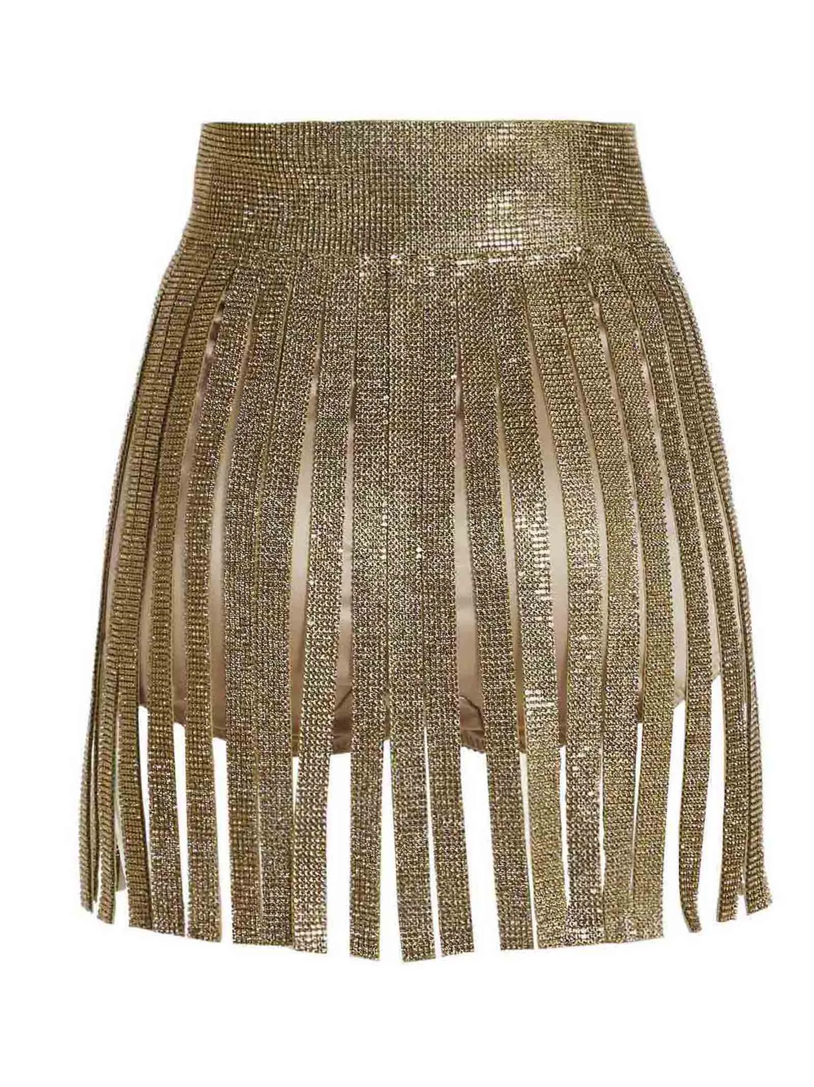 Dolce & Gabbana High Waisted Embellished Mini Skirt