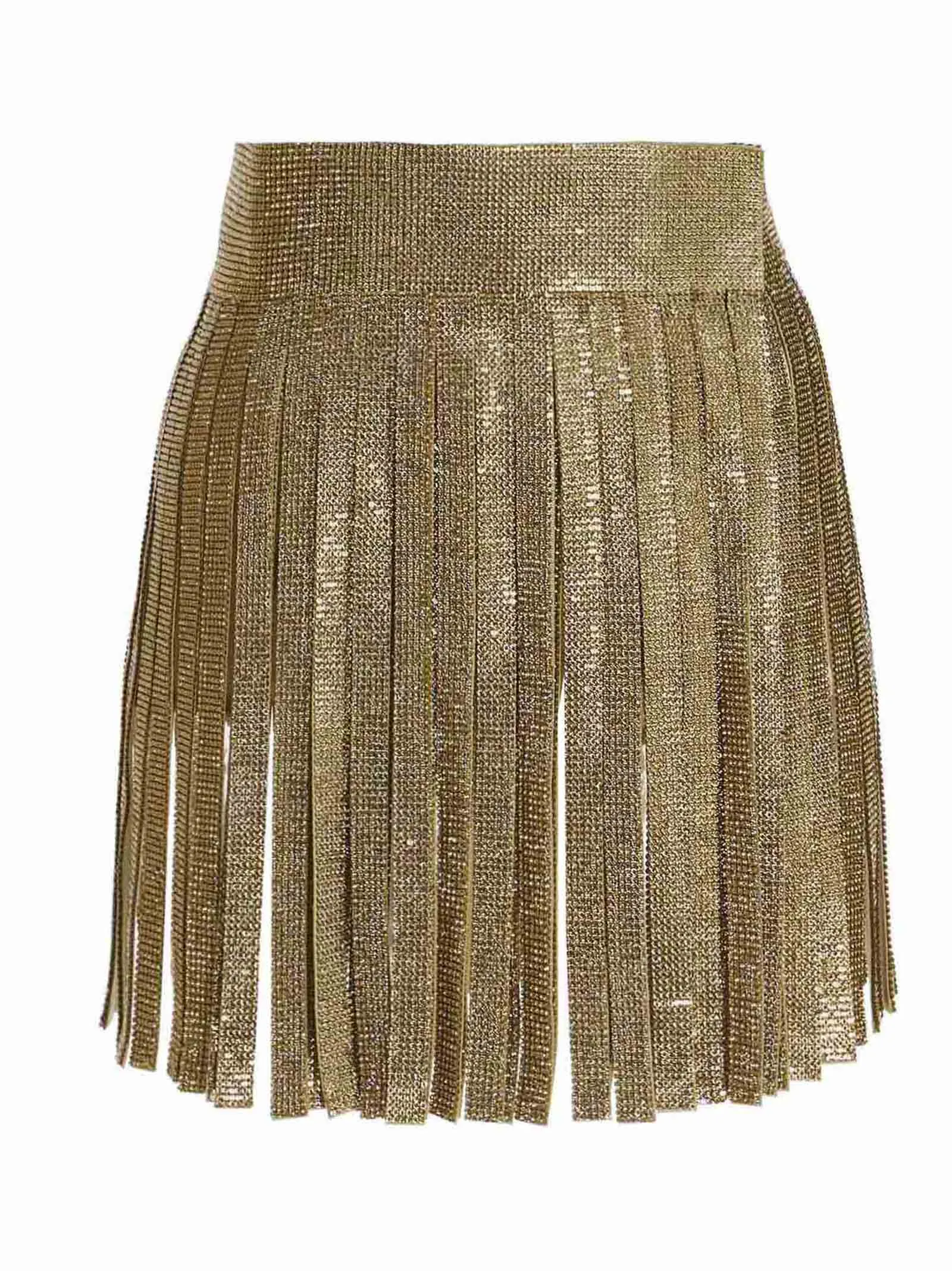 Dolce & Gabbana High Waisted Embellished Mini Skirt