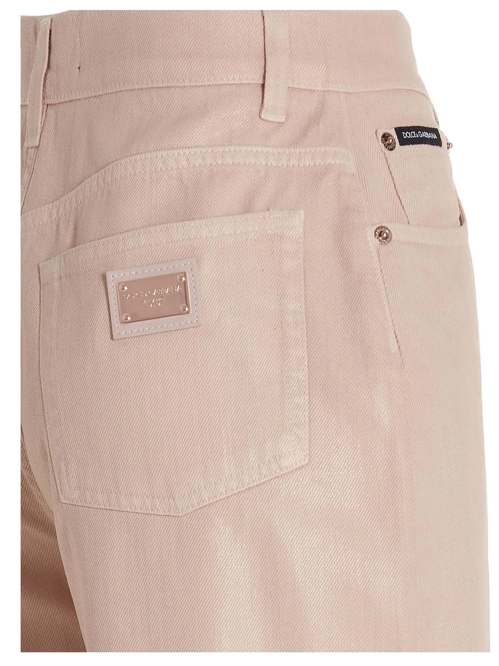 Dolce & Gabbana High Waisted Tapered Jeans