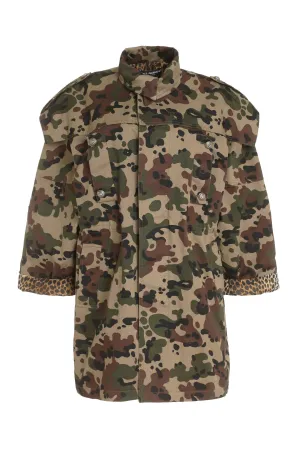 Dolce & Gabbana Leopard Printed Long-Sleeved Jacket