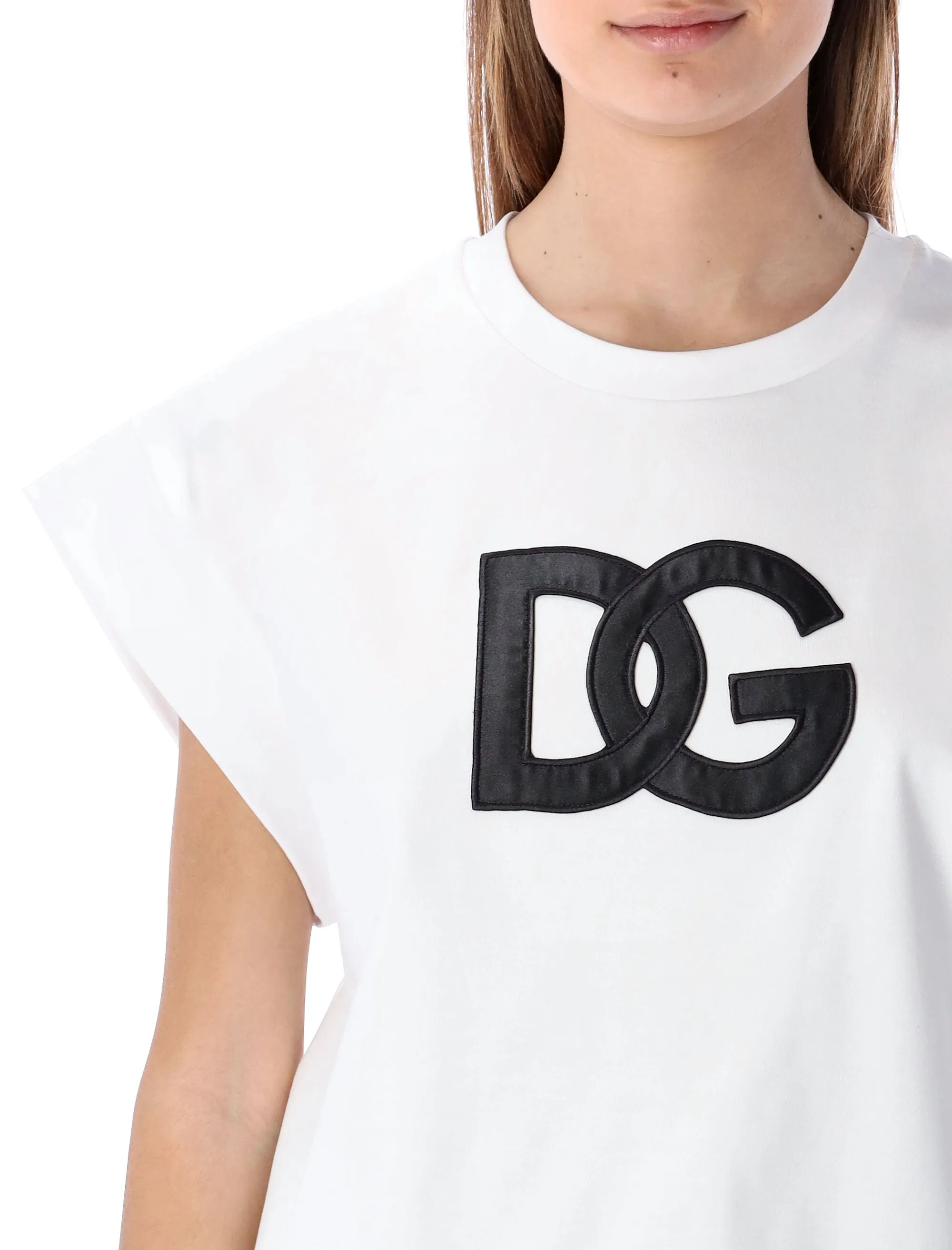 Dolce & Gabbana Logo Patch Crewneck T-Shirt