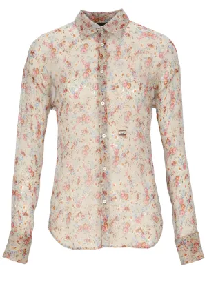 Dsquared2 Allover Floral Printed Shirt