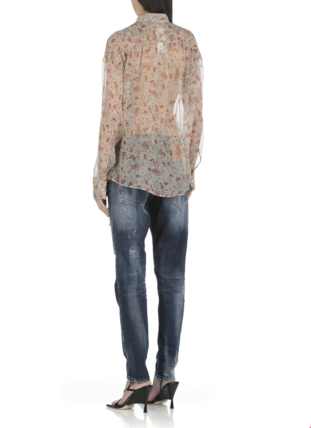 Dsquared2 Allover Floral Printed Shirt