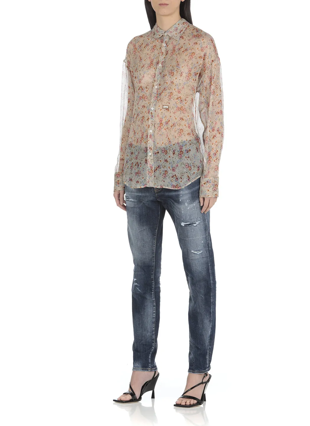 Dsquared2 Allover Floral Printed Shirt