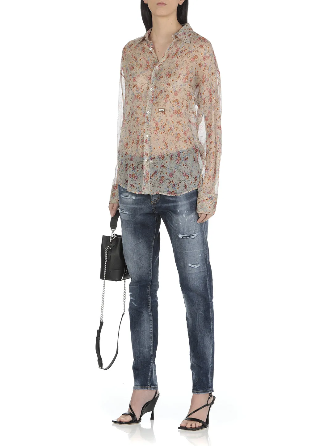 Dsquared2 Allover Floral Printed Shirt