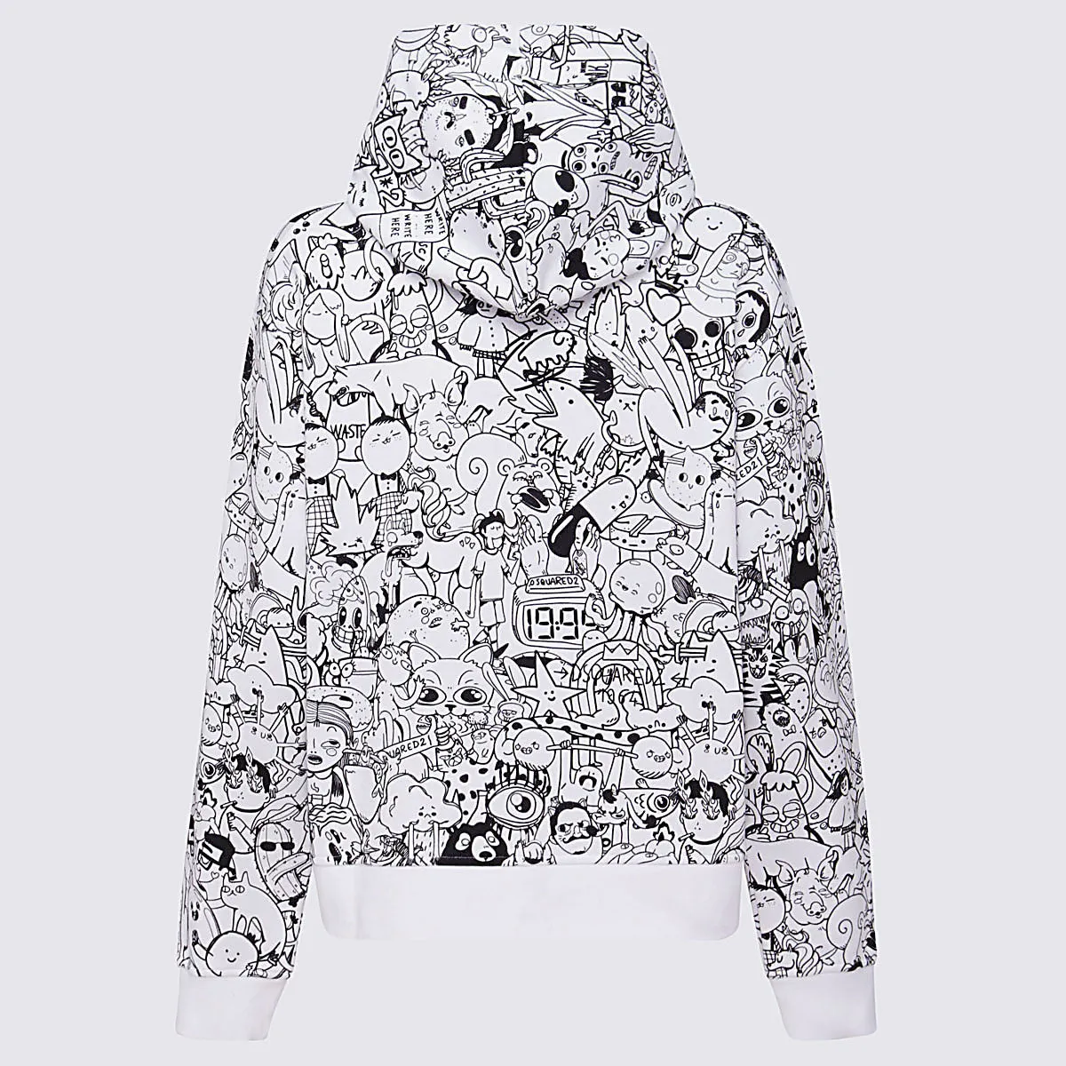 Dsquared2 Allover Graphic Print Hoodie