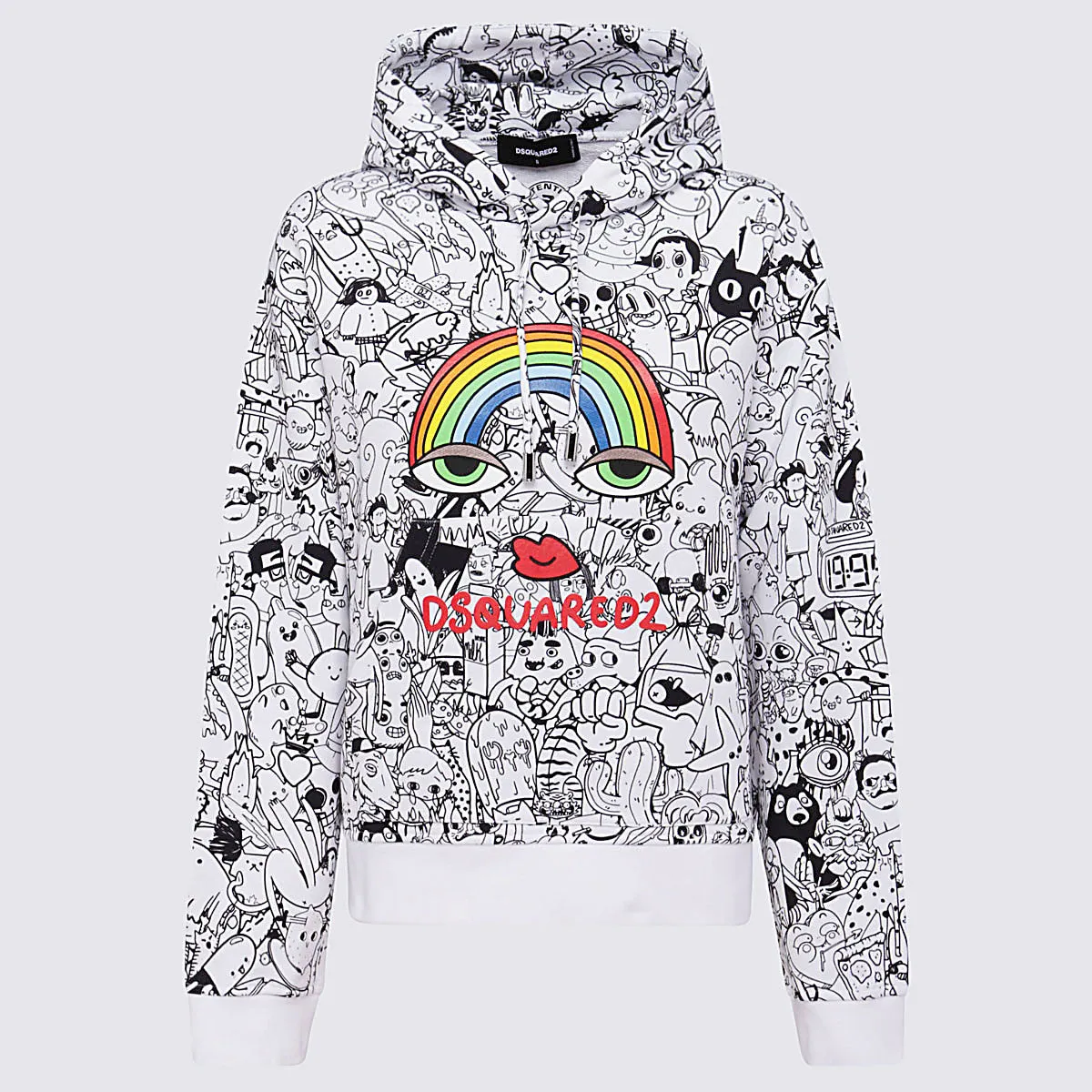 Dsquared2 Allover Graphic Print Hoodie