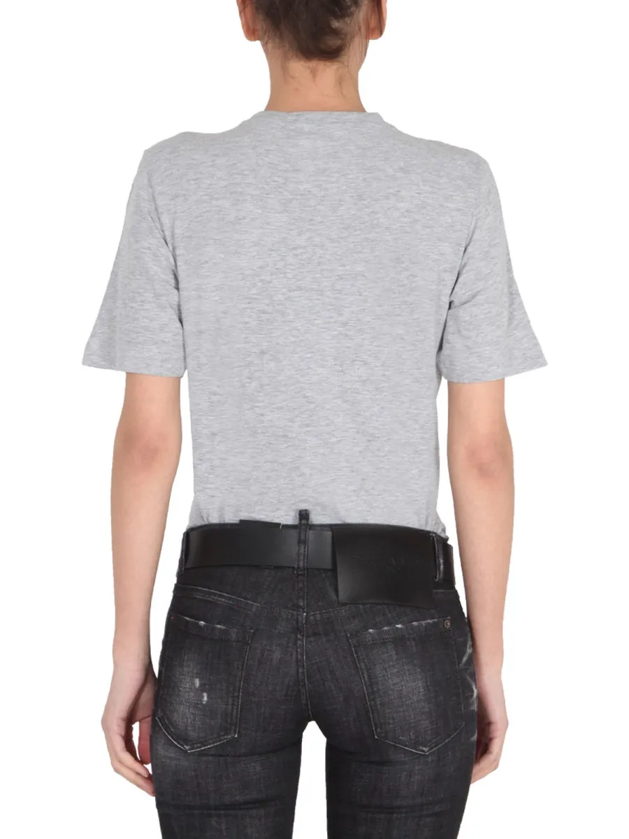 Dsquared2 Logo Printed Crewneck T-Shirt
