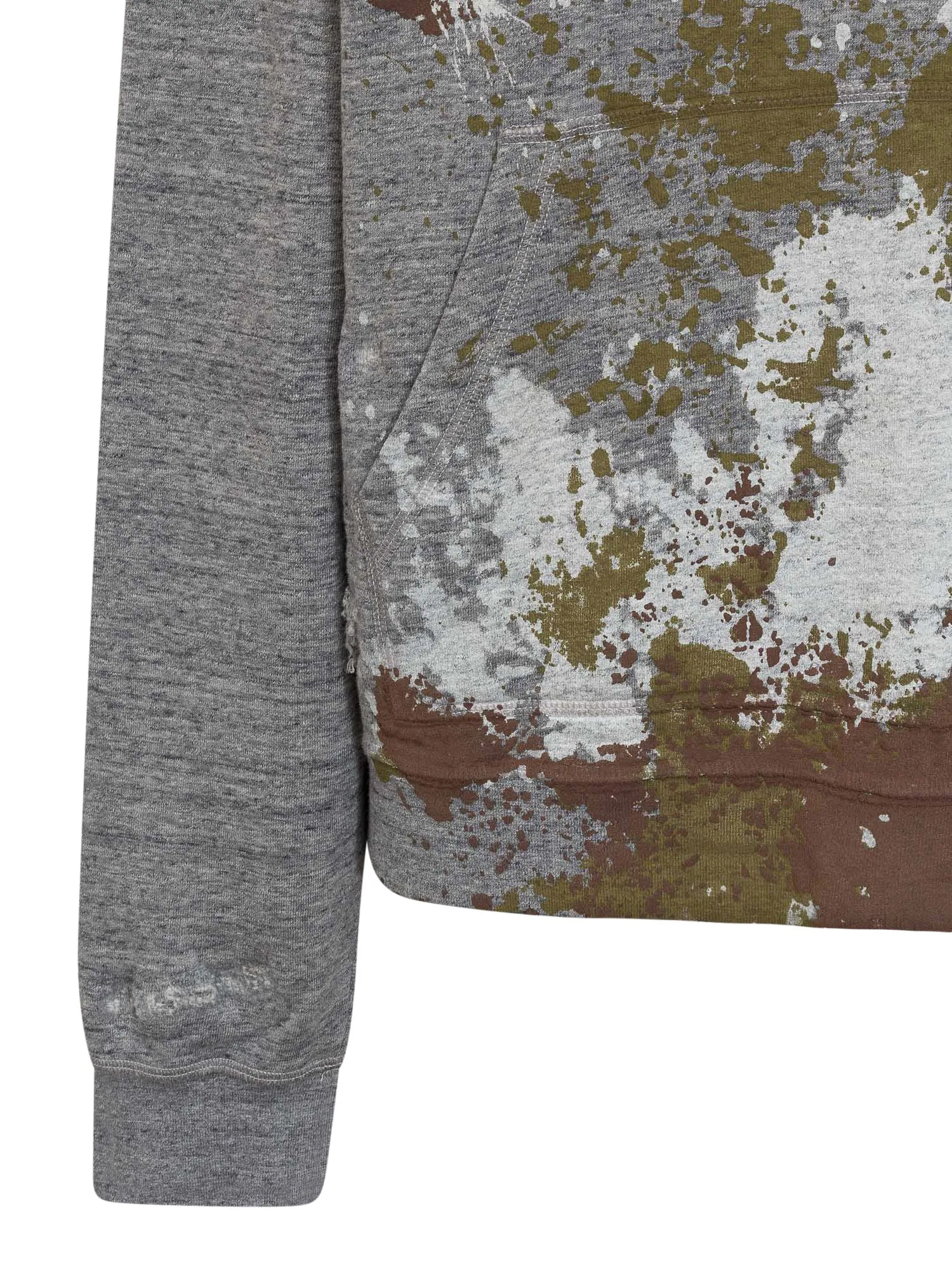 Dsquared2 Paint Splatter Logo Printed Hoodie