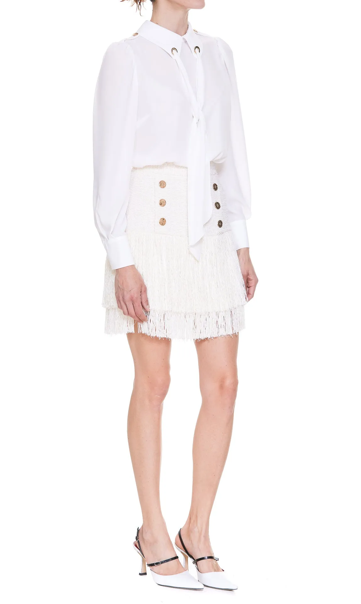 Elisabetta Franchi Bow-Detailed Dress Set