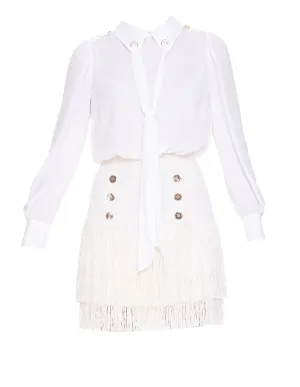 Elisabetta Franchi Bow-Detailed Dress Set