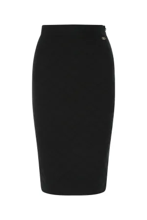 Elisabetta Franchi High Waisted Knee-Length Skirt