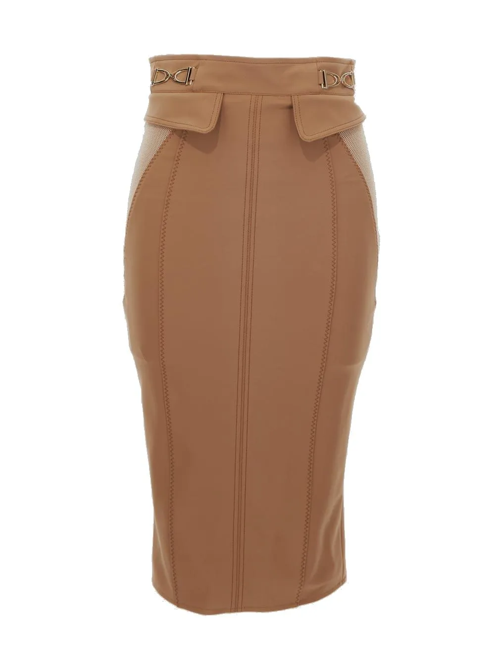 Elisabetta Franchi Horsebit Detailed Skirt