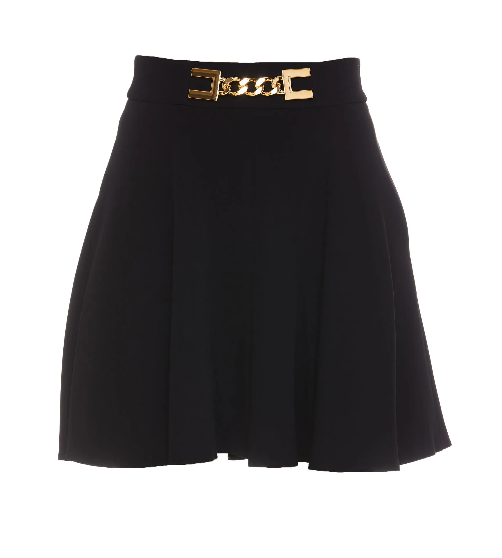 Elisabetta Franchi Logo Charm Detail Mini Skirt