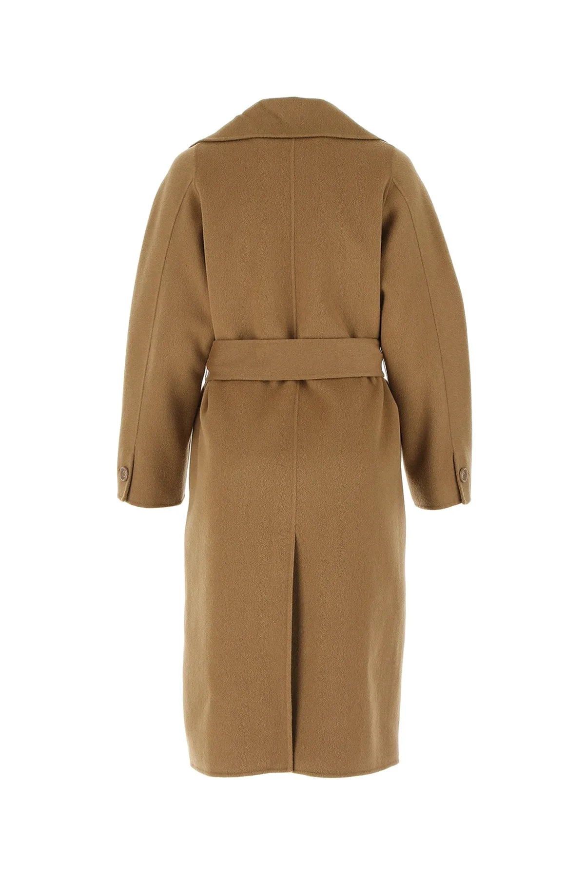 Elisabetta Franchi Tie Waist Double-Breasted Coat